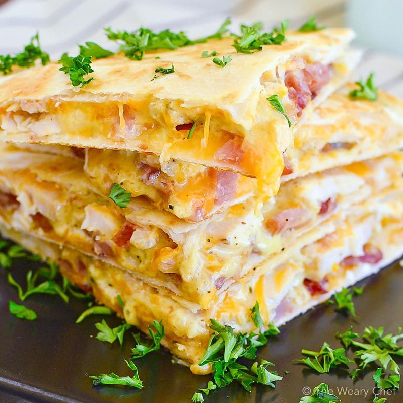 Alice Springs Chicken Quesadilla