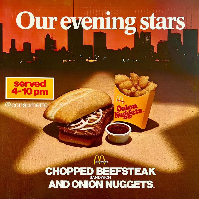 McDonald’s Onion Nugget Sandwich
