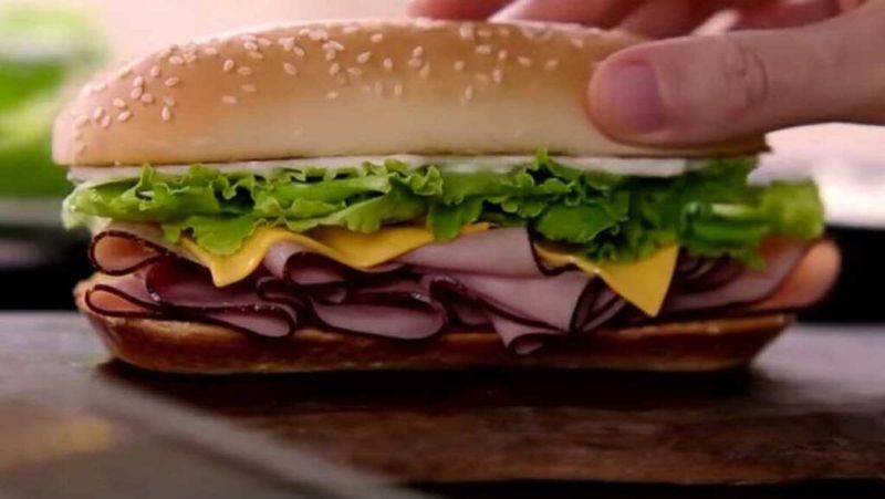 Burger King Yumbo Ham Sandwich