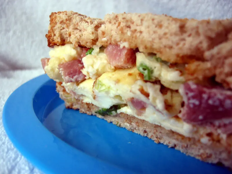 Denver Omelet Sandwich