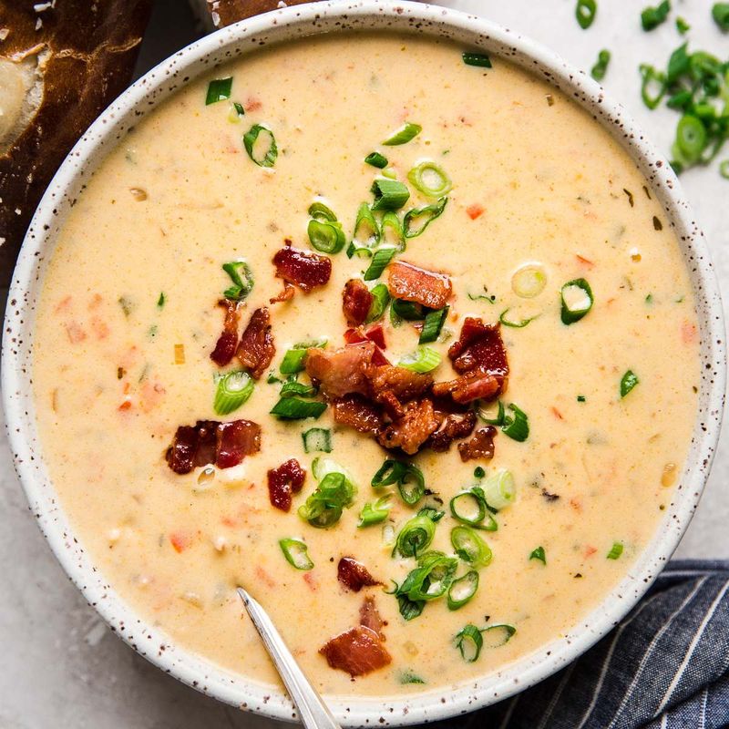Craft Beer Cheese Soup