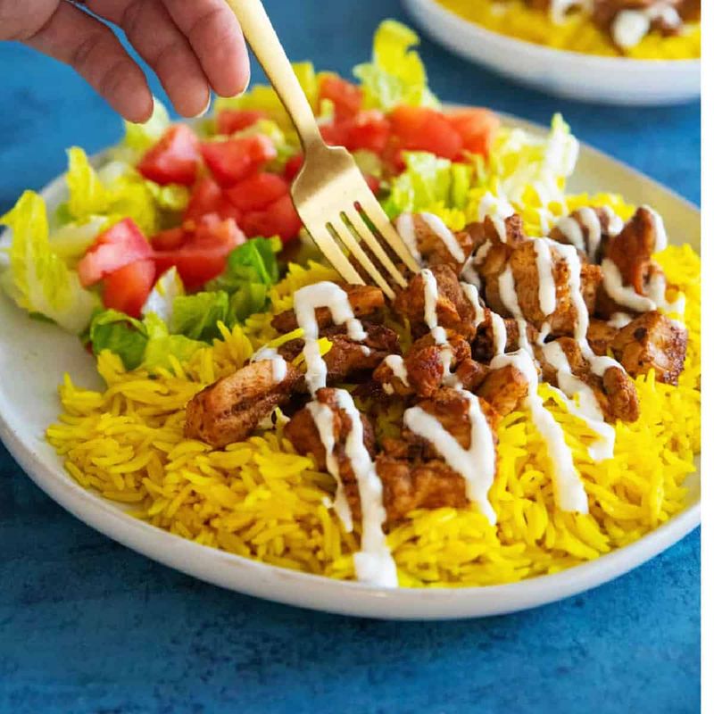 Halal Cart Chicken And Rice