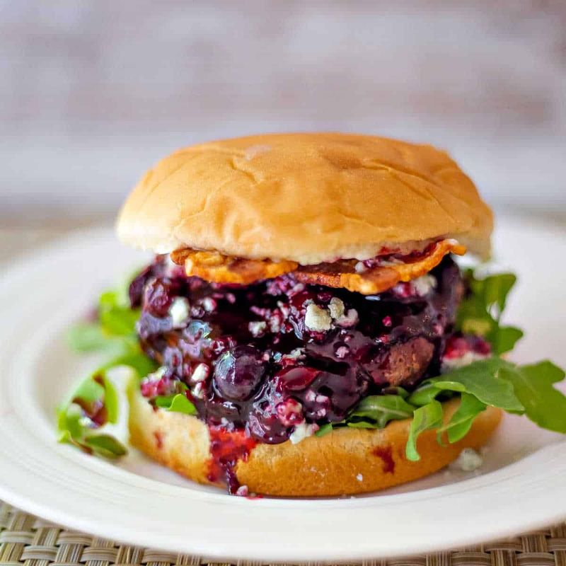 Huckleberry Jam Burgers