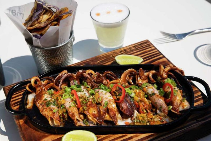 La Mar's Seafood Bucatini