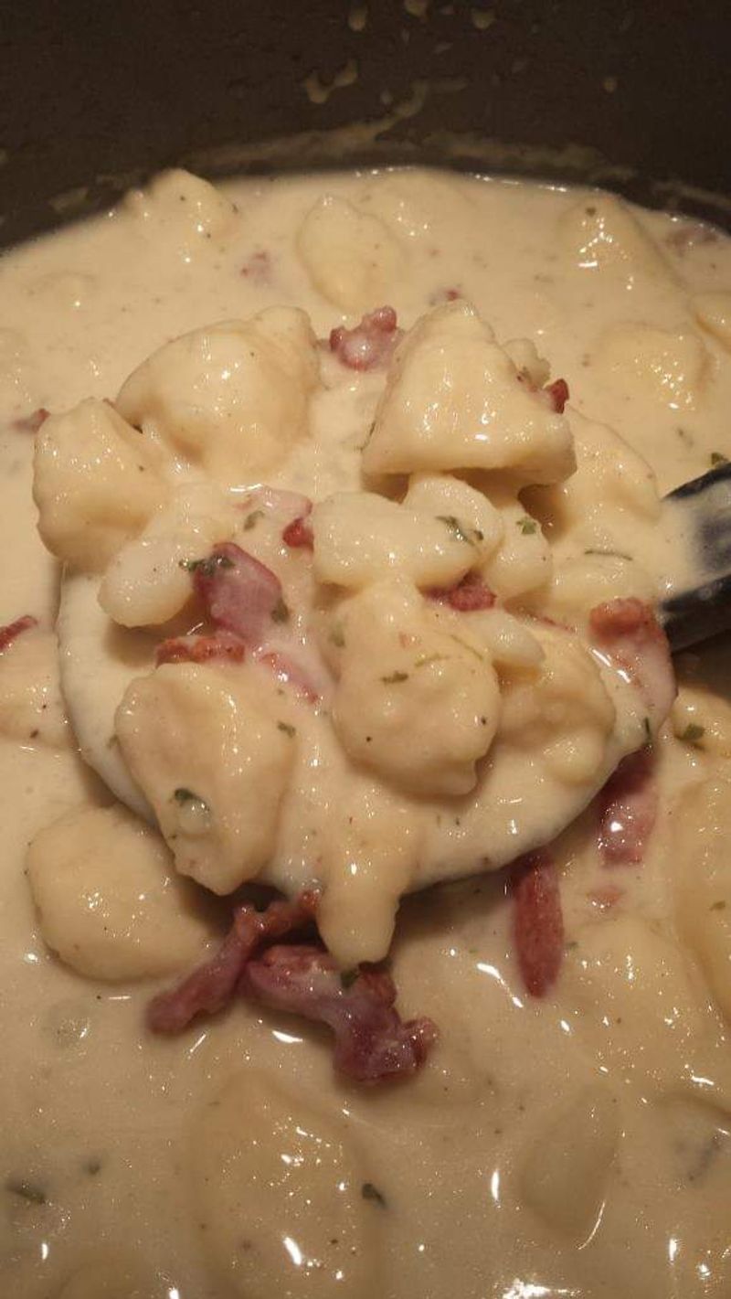 Knoephla With Bacon – Variation With Crispy Bacon Bits