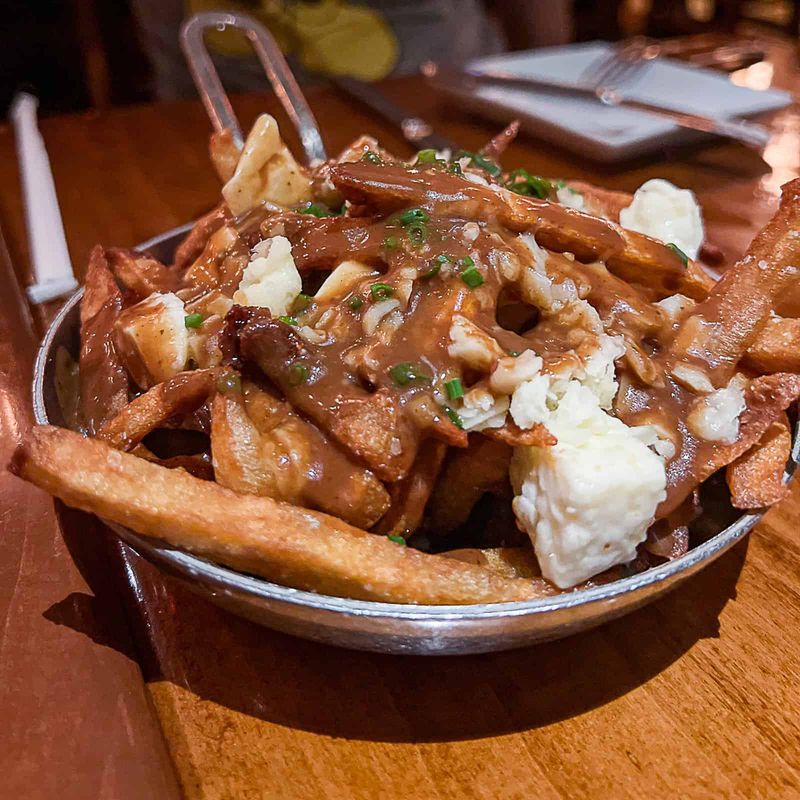 Poutine at Le Cellier