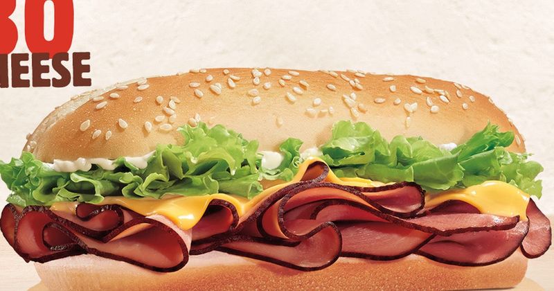 Burger King Yumbo Ham Sandwich