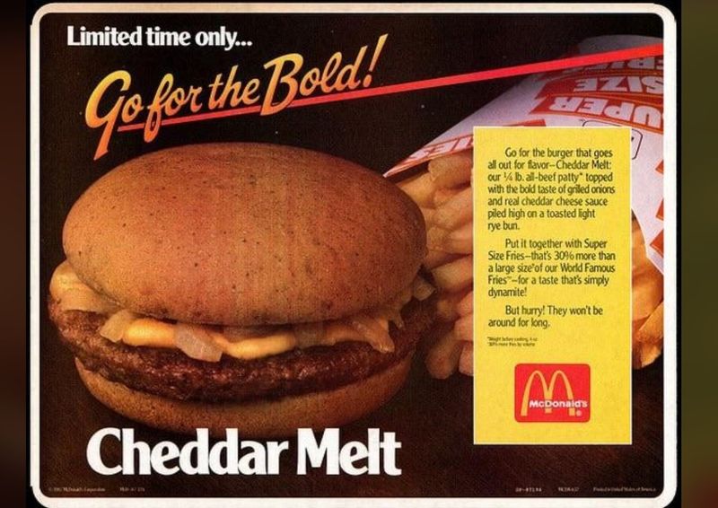 McDonald's Cheddar Melt
