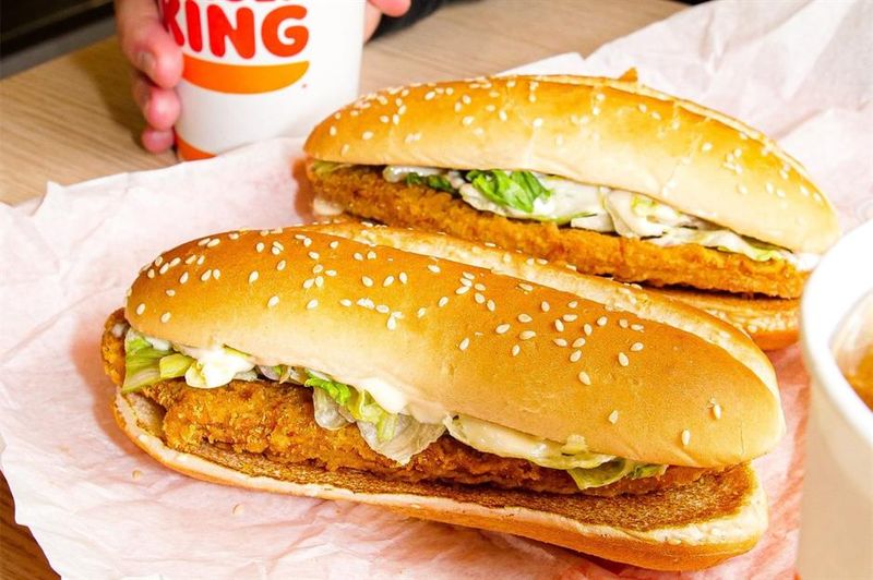 Burger King International Chicken Sandwiches