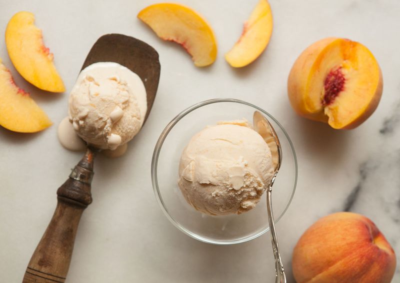 Butter & Cream Peach Ice Cream