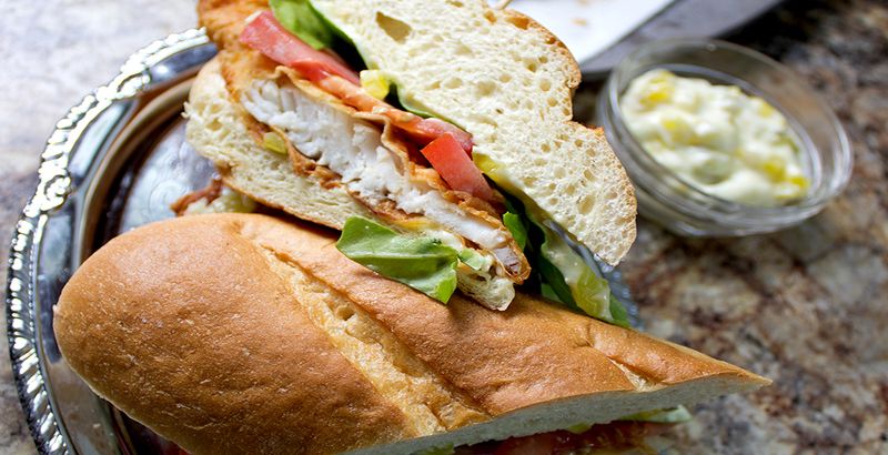 Walleye Sandwich