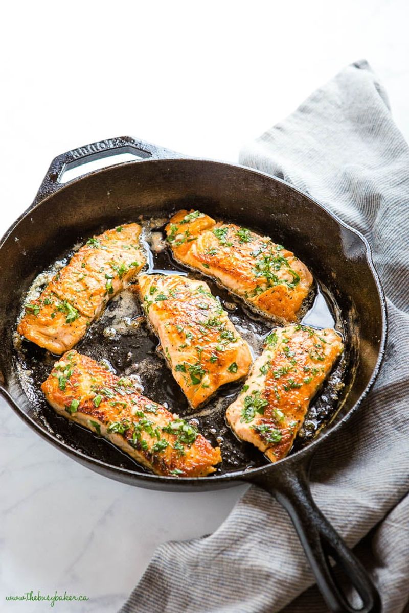 Pan-Seared Cheap Salmon