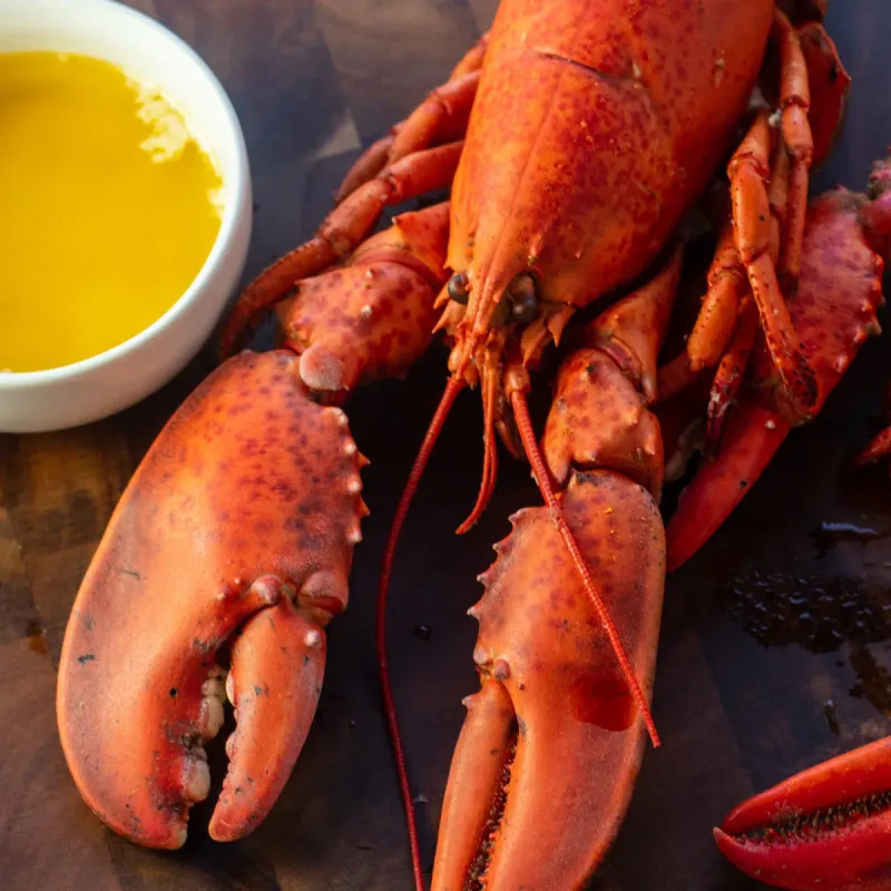 Shore-Boiled Lobster with Butter