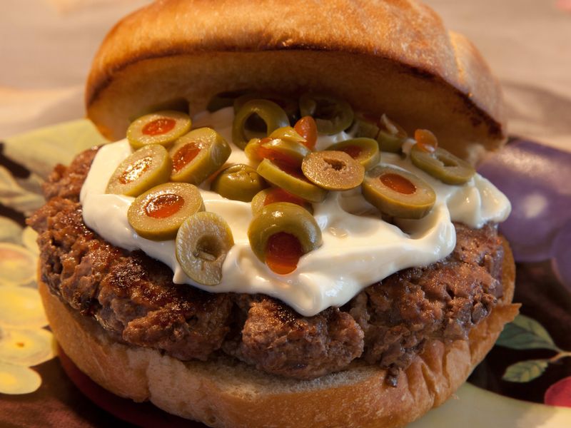Michigan Olive Burger: Green Machine
