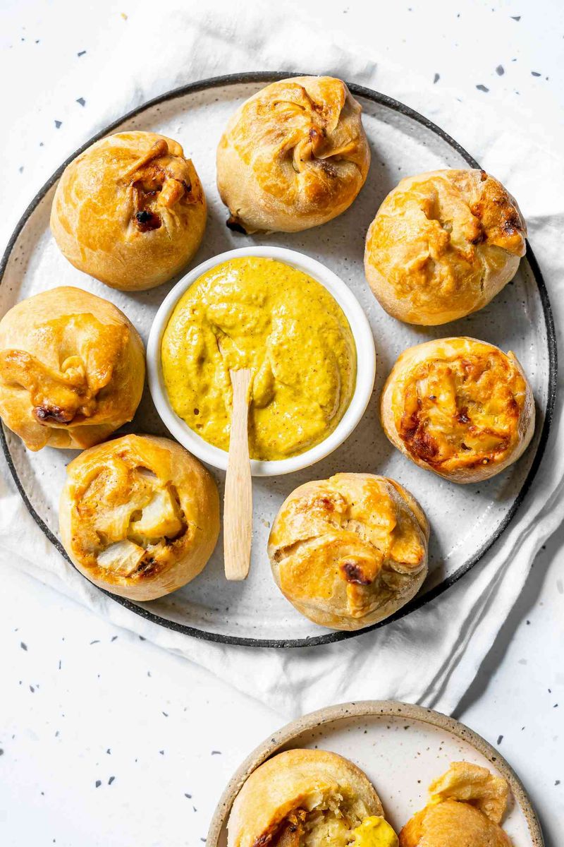 Knish With Mustard