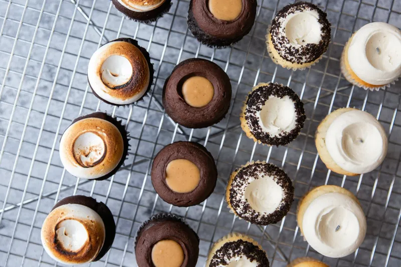 Kittie's Cakes' Buckeye Cupcake Flight