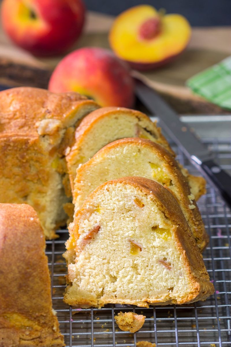 Peach Pound Cake from The Cake Shop