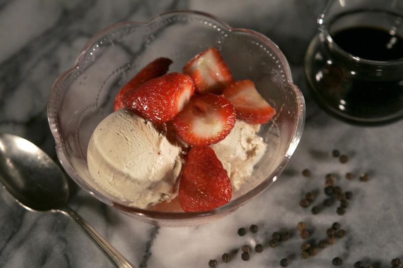Strawberry Honey Balsamic With Black Pepper