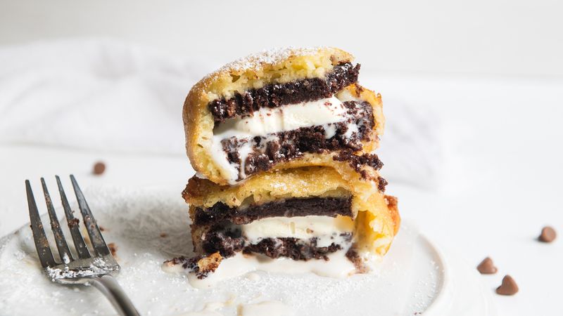 Fried Ice Cream Sandwich