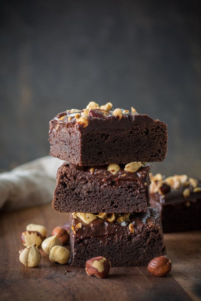 Hazelnut Espresso Brownies