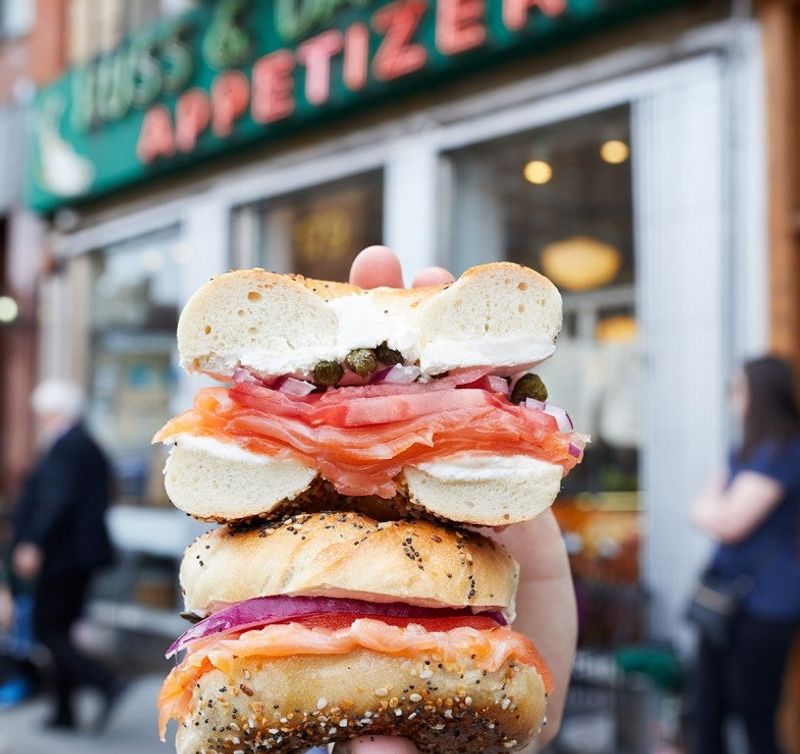 Russ & Daughters Bagel Sandwich