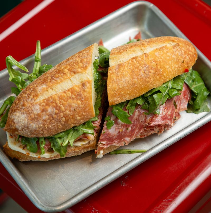 Rabbit Tenderloin Sandwich