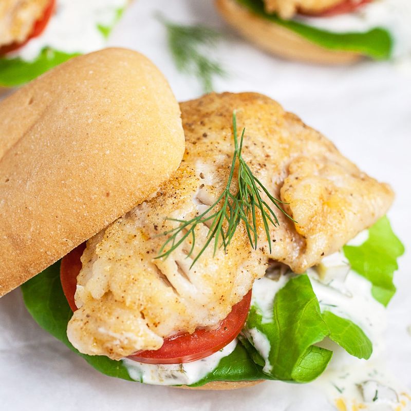 Walleye Sandwich