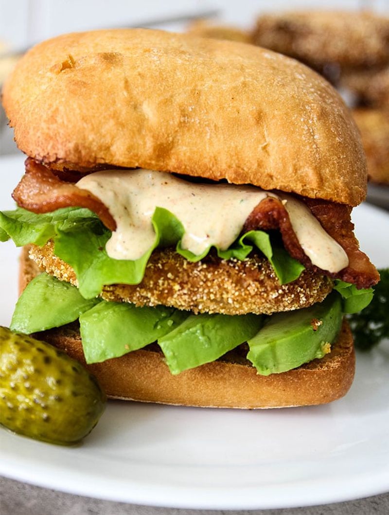 Fried Green Tomato BLT with Remoulade