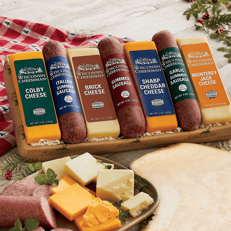 Colby And Brick Cheeses