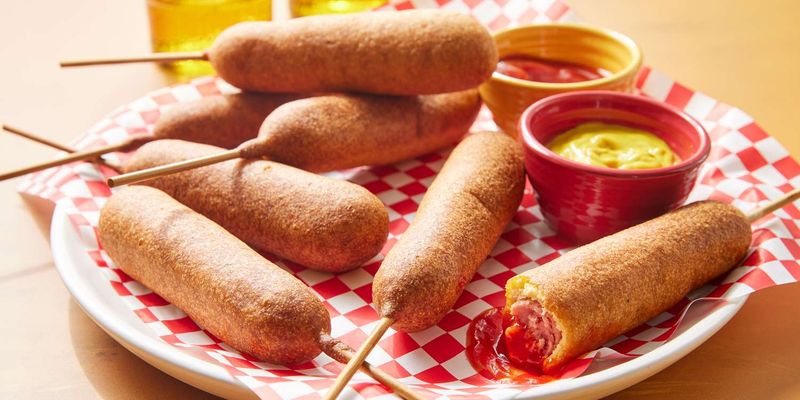 Cafeteria Corn Dogs & Taco Salads