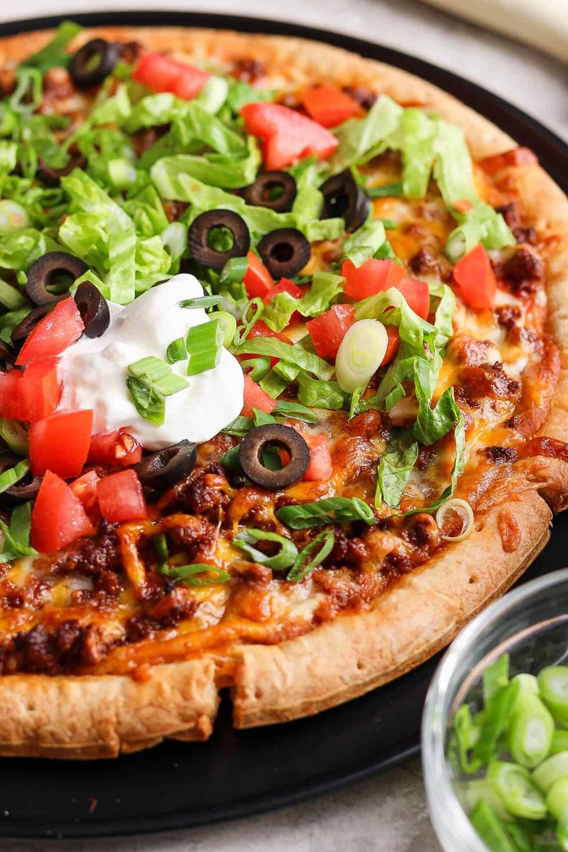 Pizza Inn Taco Pizza