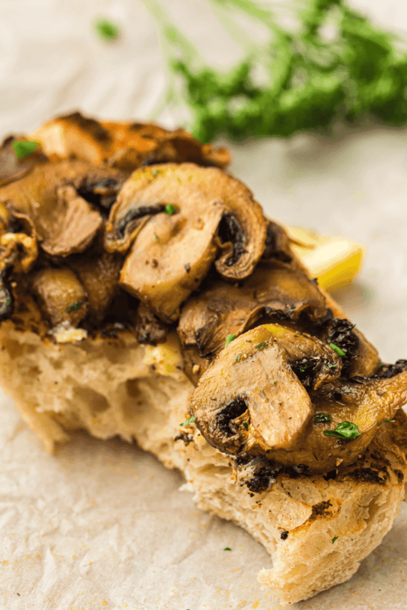 Mushroom Chili Grilled Cheese
