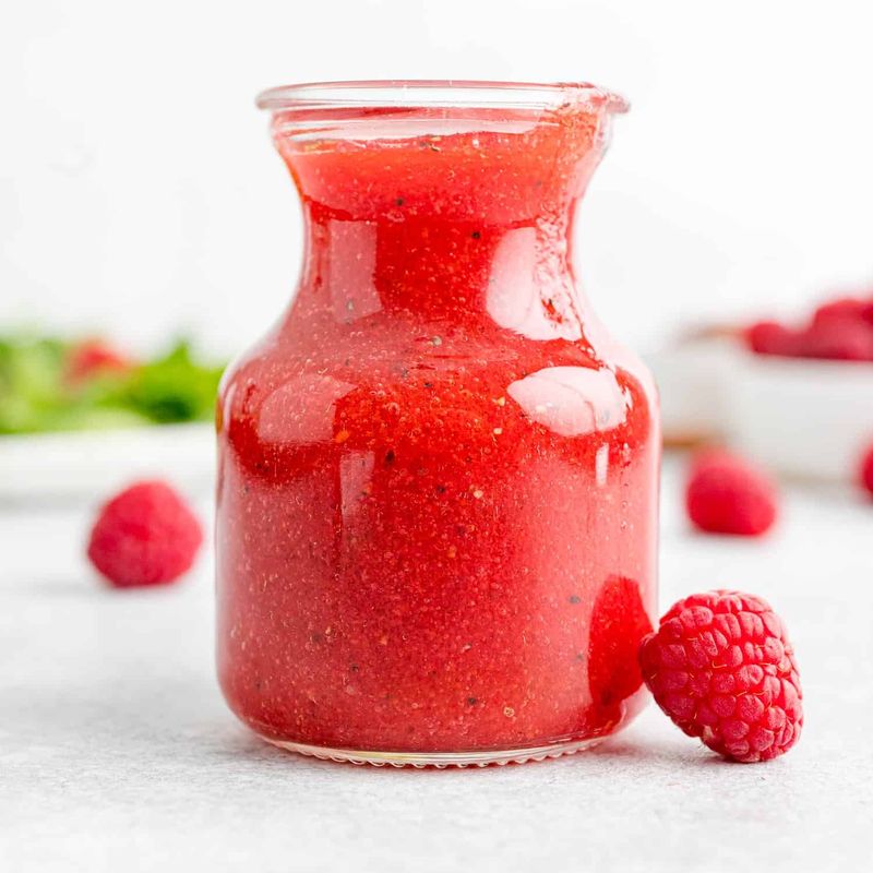 Raspberry Vinaigrette Waterfall