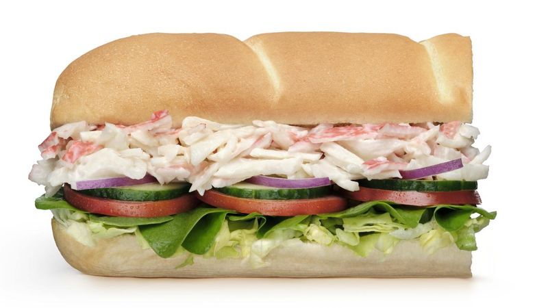 Subway Seafood & Crab Sub