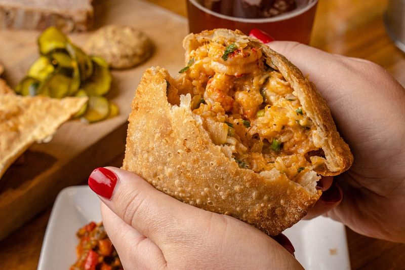 Crawfish Pie Handheld Sandwich