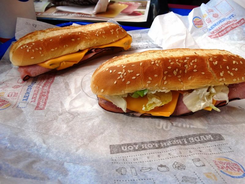 Burger King Yumbo Ham Sandwich