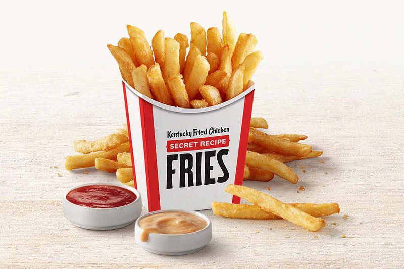 KFC Replaced Potato Wedges With Secret Recipe Fries