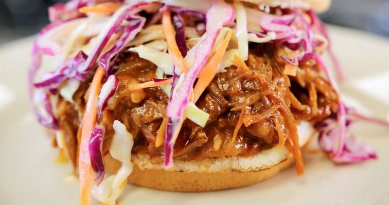 Pulled Pork With Slaw On Top