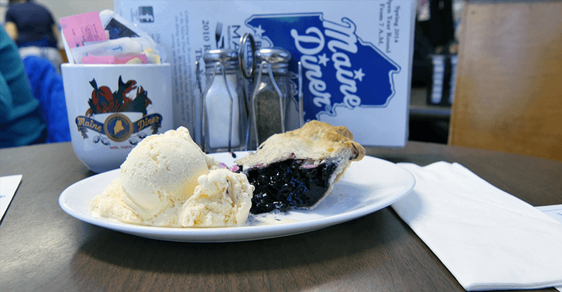 Wild Blueberry Pie