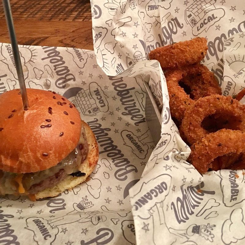 Bareburger's Organic Ring Masterpieces