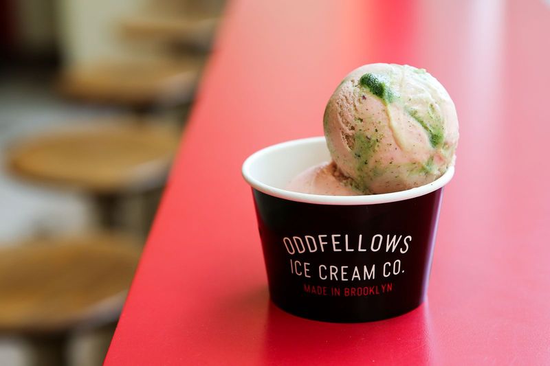 Oddfellows Ice Cream Serves Miso Cherry And Olive Oil Flavors