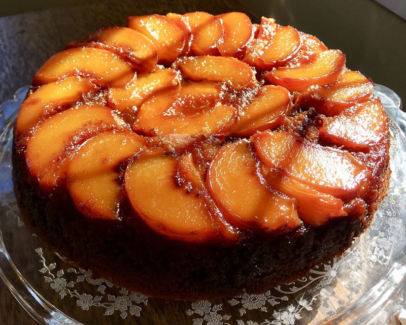 Peach Upside-Down Cake – Cary