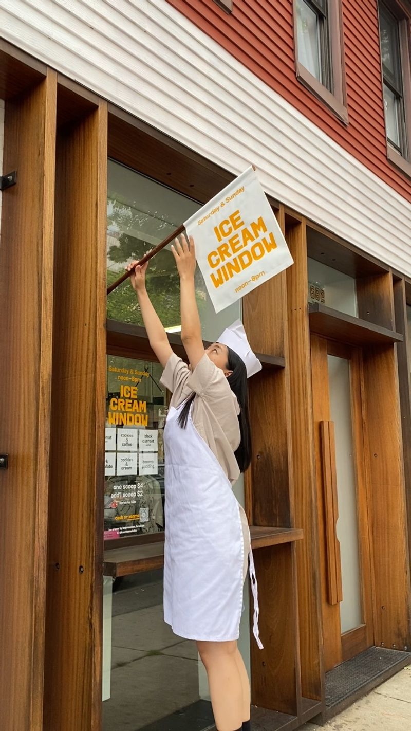 Ice Cream Window Specializes In Tahini And Halva Flavors