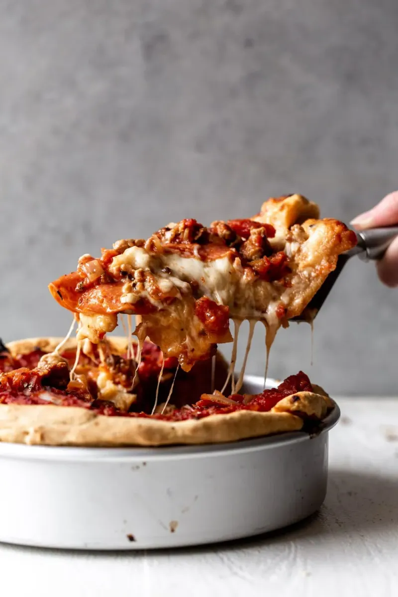 Chicago Deep-Dish Pizza
